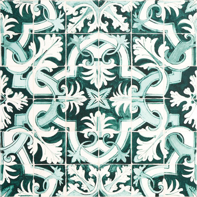 Schumacher x Mary McDonald Azulejos Wallpaper