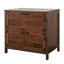 Classeur en bois avec 2 tiroirs verrouillables Shutesbury-114637316