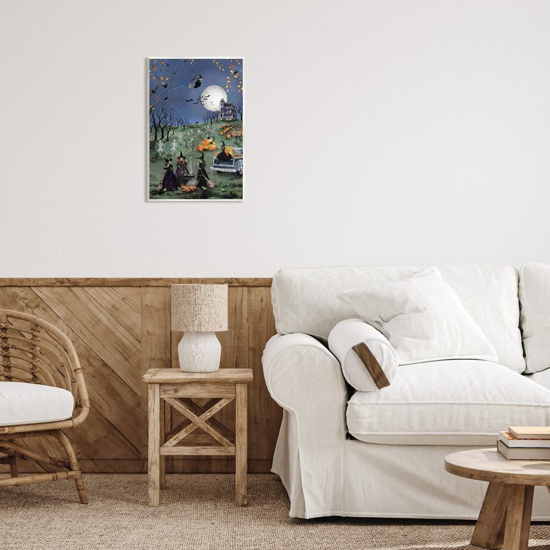 "Autumnal Witches Scene" par Heatherlee Chan, H 19 po x l 13 po x P 0,5 po