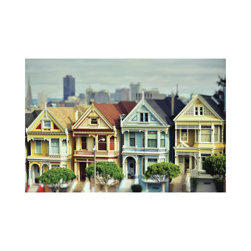 Painted Ladies 1 Piece Wrapped Canvas Wall Art, 20.32cm H x 30.48cm W x 1.91cm D
