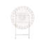 Midlothian Round Metal Folding Outdoor Bistro Table , 70cm cm W 70cm cm D
