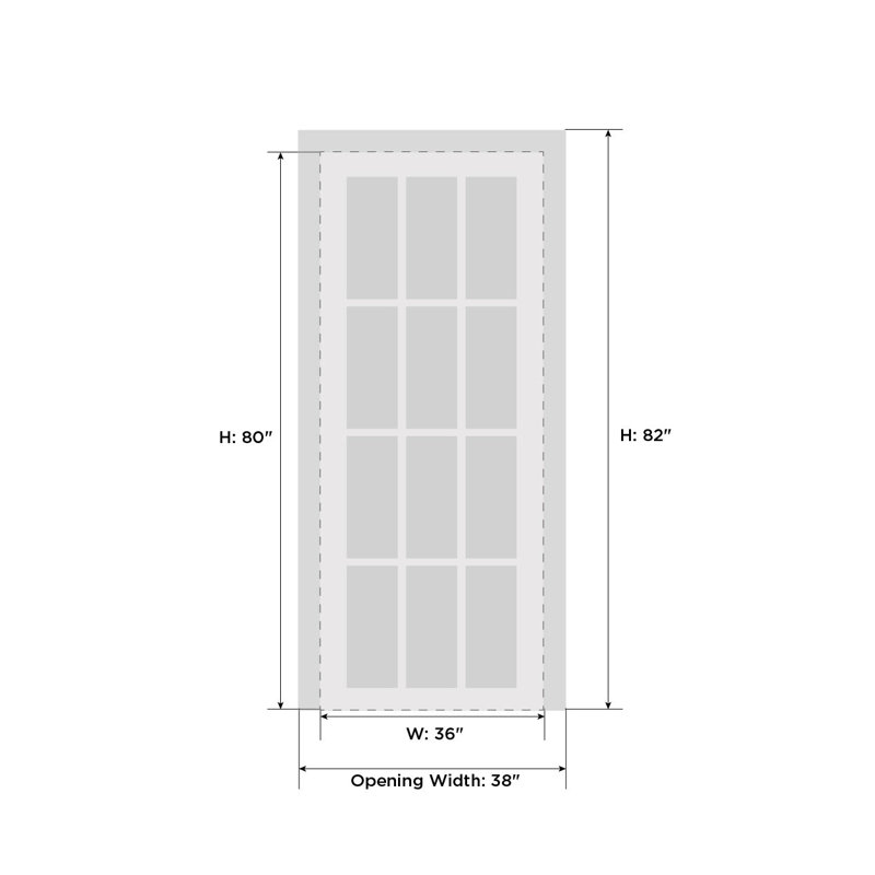 Porte intérieure moderne en bois pré-montée avec quincaillerie Planum 0020 Frêne gingembre, panneau simple, cadre et moulures, portes robustes pour salle de bain et chambre à coucher - 91,4 cm x 203,2 cm