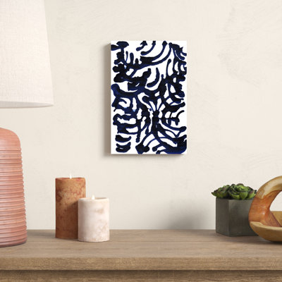 Indigo Swirls I, reproduction d'art sur toile