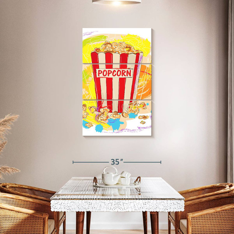 Yarlin Popcorn, 65" H x 42" W