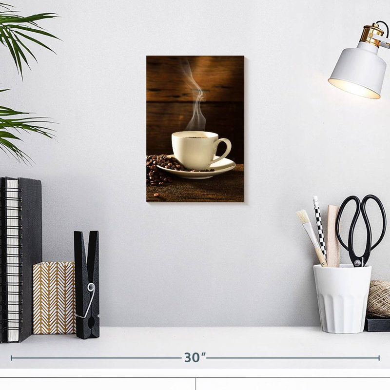 Yarlin Hot Coffee, 12" H x 8" W