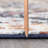 Aba Abstract Blue/Gray/Orange Area Rug-1300536236