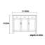 Armoire de rangement pour chaussures en bois massif 20 paires