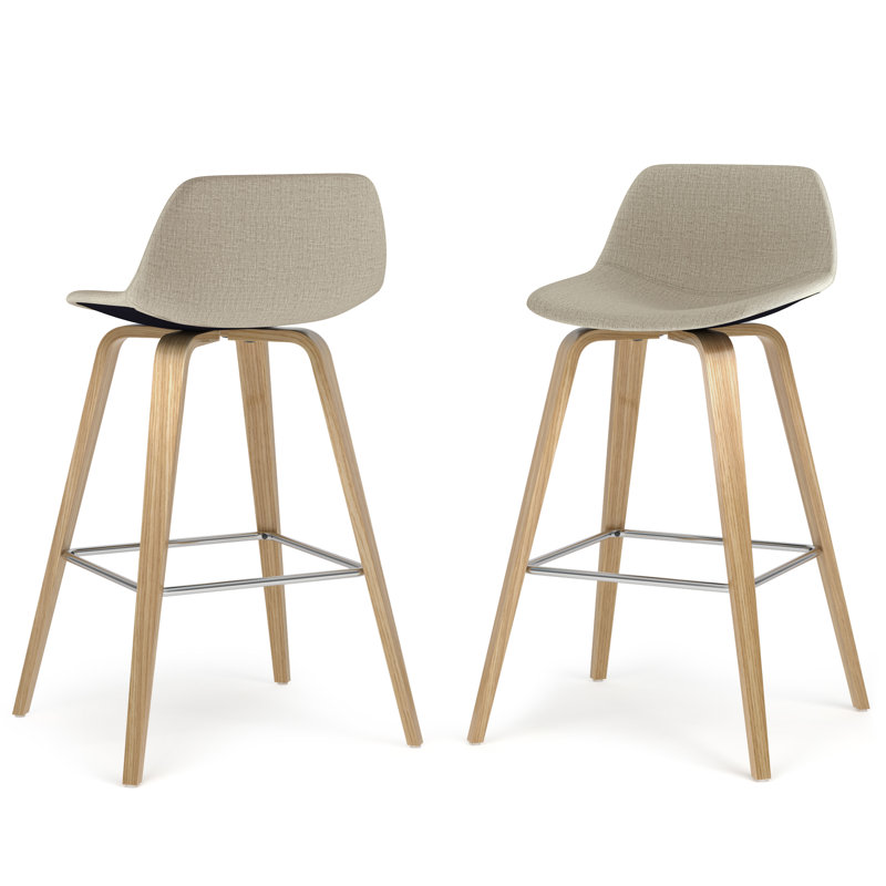Tabouret de bar et de comptoir Randolph, Naturel