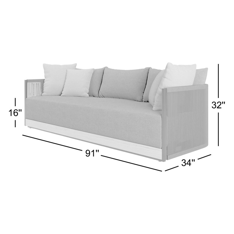 Clifton Sofa In Peppercorn Fabric