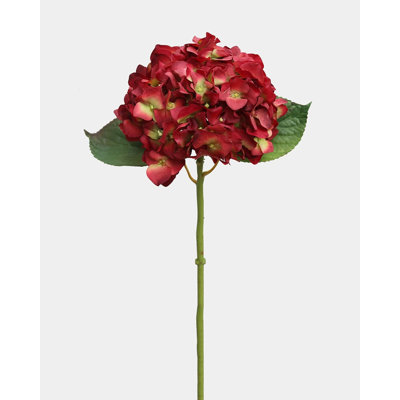 Hortensia rouge Real Touch 18 pouces