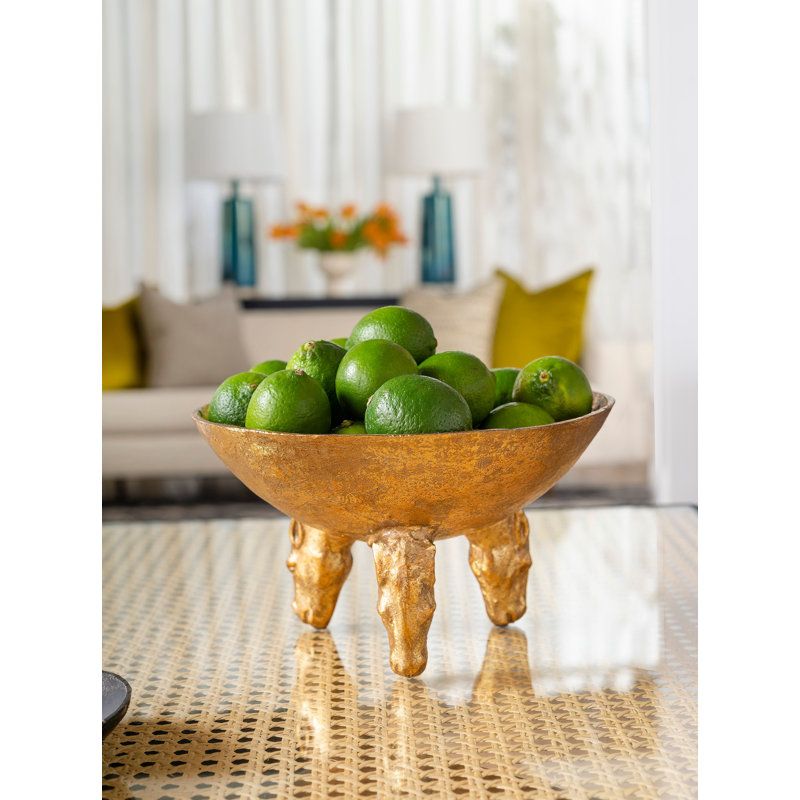 Akai Handmade Metal Decorative Bowl