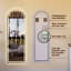Miroir pleine longueur 65 po x 21 po à DEL arqué, à intensité variable, haute définition et antidéflagrant