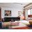 47 Inch Cloud Shaped Coffee Table, Low Profile With 3 Ball Legs, Pink, Ideal For Modern Living Rooms