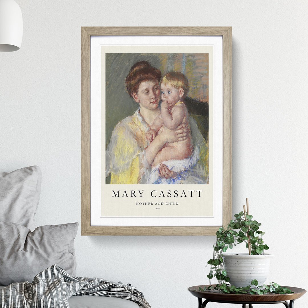 Mother and Child Vol.4 by Mary Cassatt - Picture Frame Painting