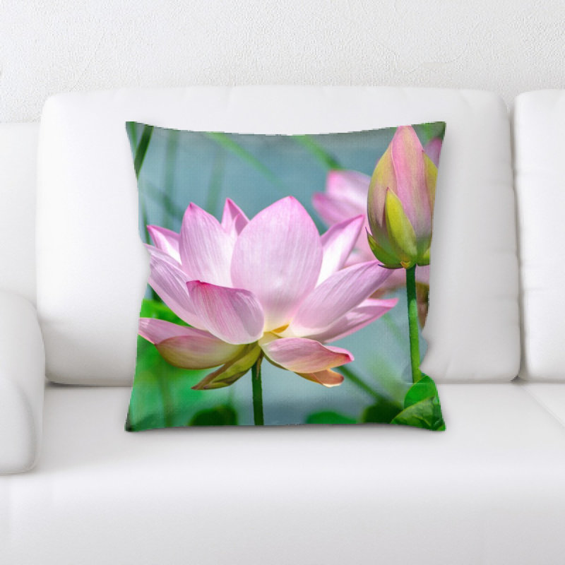 Housse et insert de coussin carré Water Lily