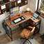Bureau d'ordinateur en L 46,5 po Moutanabi