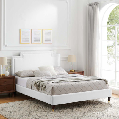 Modway Liva Performance Velvet Bed