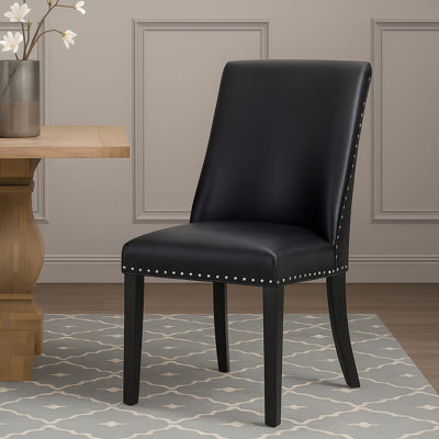 Rodeo Upholstered Side Chair in Black