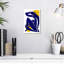 Silhouette de femme abstraite sur toile-1213550793
