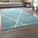 Fougeres Geometric Shag Area Rug