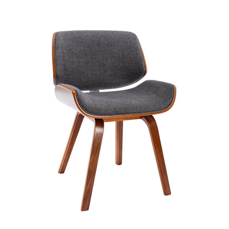 Delgardo 19.29'' H Upholstered Side Chair, Gray Fabric