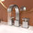 2-Handle Stainless Steel Bathroom Sink Faucet