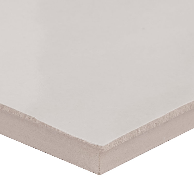 Virello 4x4 Glossy Ceramic Wall Tile, Cloud White