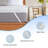 Covered 2" Memory Foam Mattress Topper with Adjustable Straps-564403746