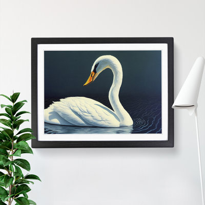 Dazzling Swan - Single Picture Frame Print