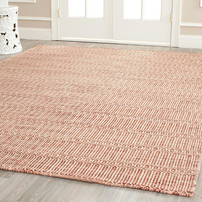 Tapis rouille Georgiana, Rectangle 8 pi x 10 pi