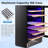145 Can Beverage Refrigerator And Cooler With Glass Door For Home/Office/Bar-Black