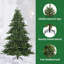  Artificial Hinged Christmas Tree Green PVC, steel-1788940566