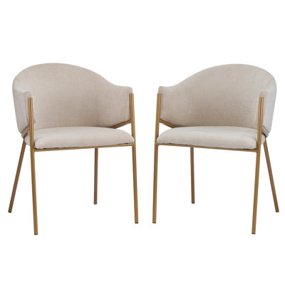 Langston Fabric Upholstered Dining Chairs