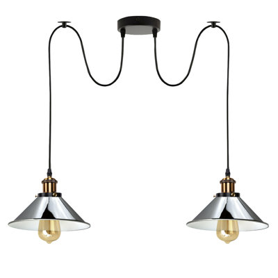 Lofton 2 - Light Gold Cluster Pendant