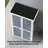 Aiho 63-Inch High Solid Wood Vertical Storage Shed-82396209
