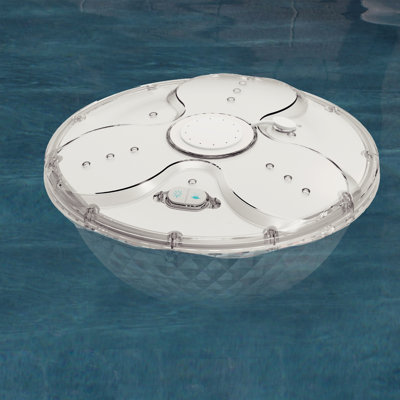 Lumières flottantes pour piscine: fontaine