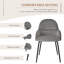 Antin Modern Upholstered Dining Chair with Armrest-1156432311