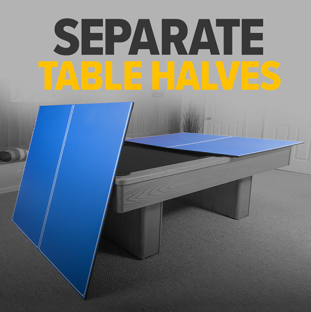 JOOLA Tetra 4Piece Table Tennis Table Conversion Top Includes Ping