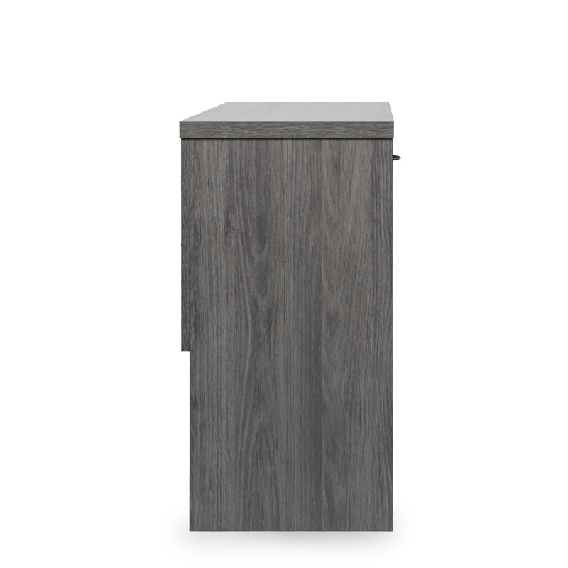 Malkie Computer Desk, Grey Oak