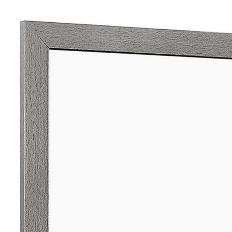 Doreene Wall Mirror, Gray