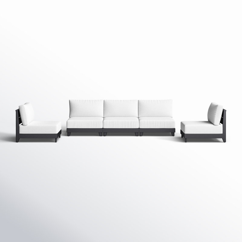 Ensemble de conversation à 5 chaises Dez