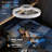 RGB Ceiling Fans With Lights, 19'' Smart LED Ceiling Fan With Remote/APP Control, Modern Low Profile Bladeless Chandelier Fan, Dimmable White Fandelier For Bedroom, Living Room, Kitchen