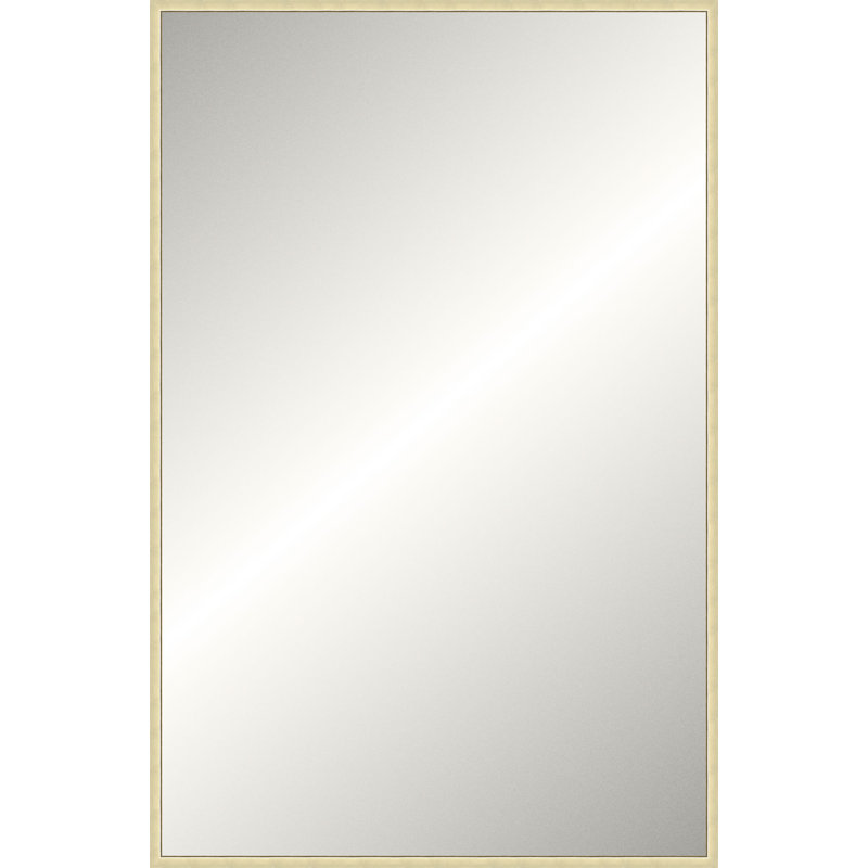 Miroir Floater 2, Rectangulaire, 89,25 po x 49,25 po, Argent antique
