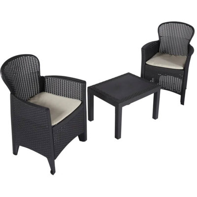 Dilana 2 Seater Rattan Conversation Set