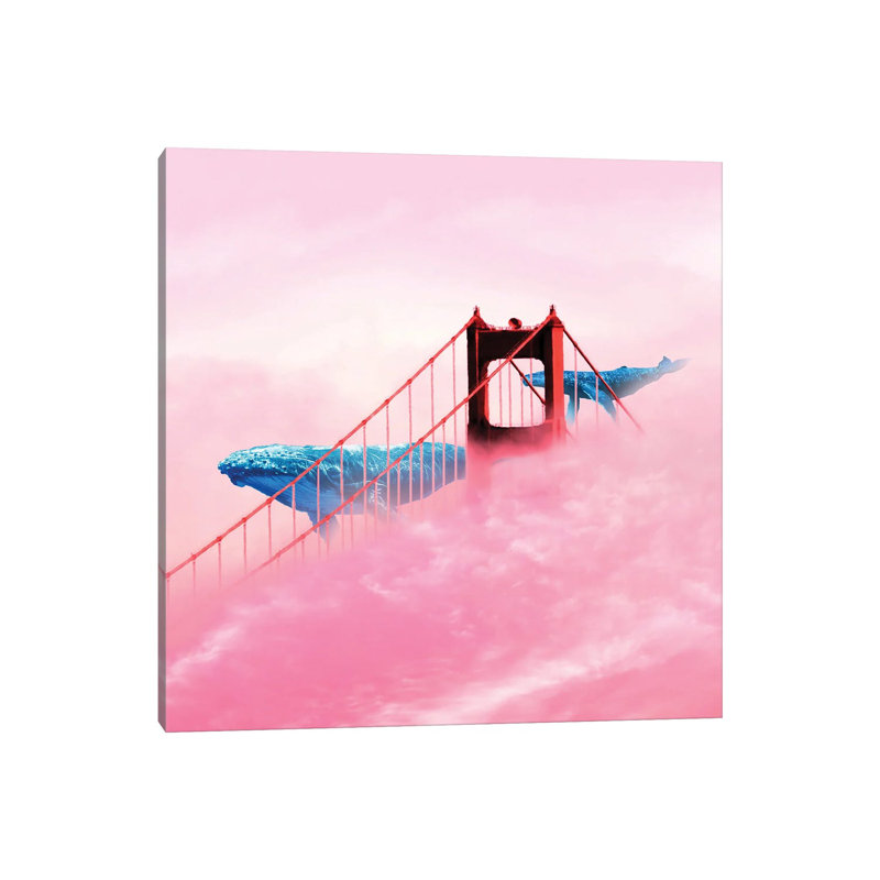 Coastal Whale Watching by David Loblaw - Print on Canvas, 45.72 cm H x 45.72 cm W x 1.91 cm D, Wrapped Canvas