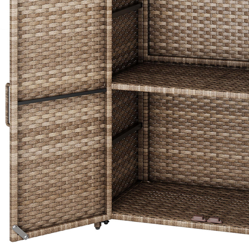 Latitude Run® Outdoor Storage Cabinet, Natural