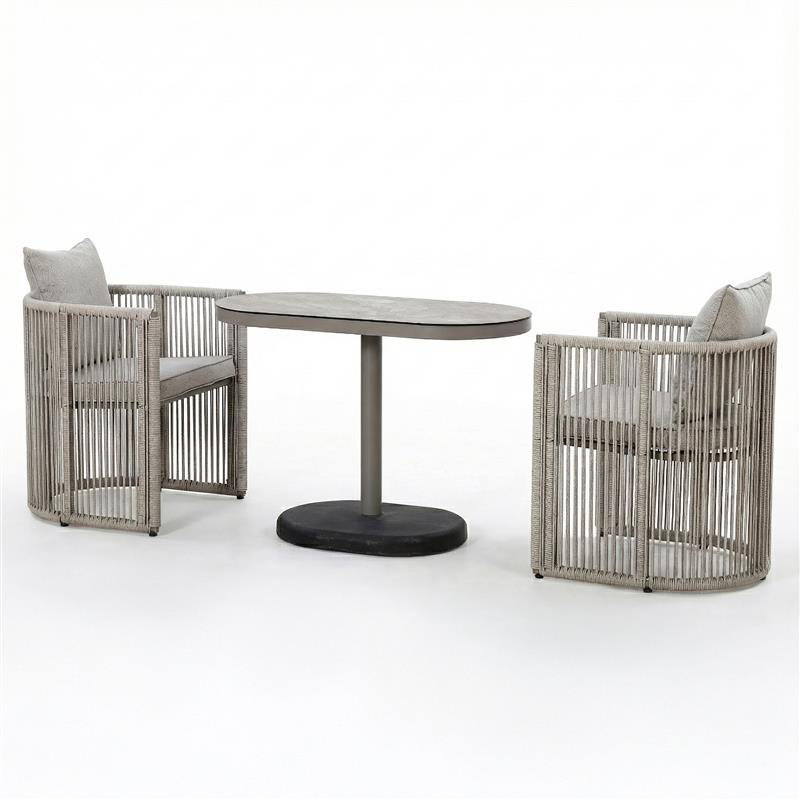2 - Person Patio Dining Set Oval Table