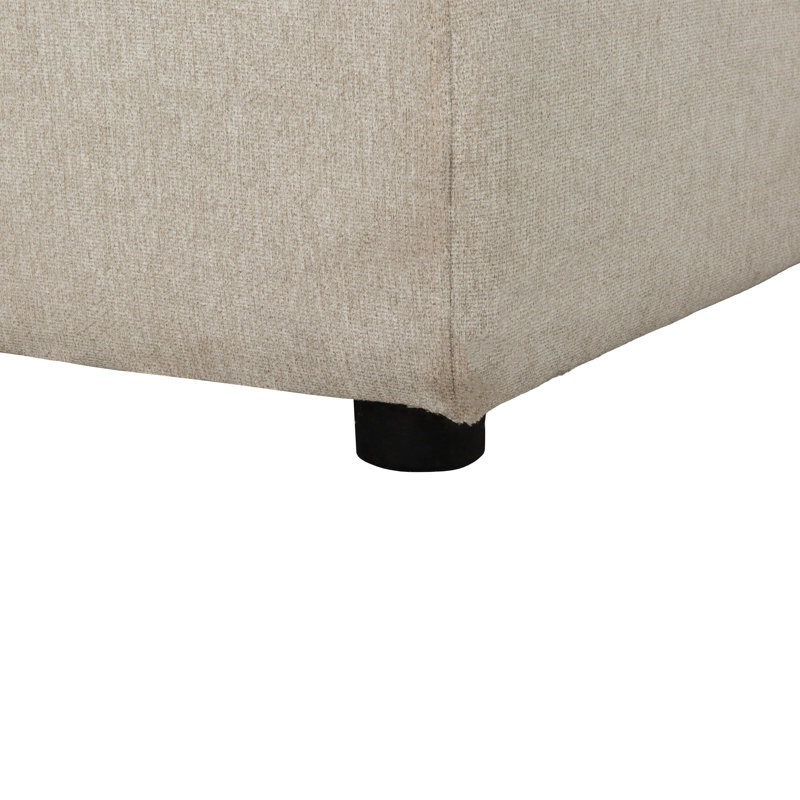 Canapé modulaire rembourré de 2 pièces Laquia, Orienté à gauche (vu de face)
