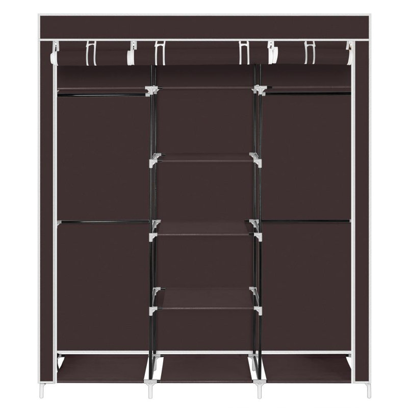 Penderie portative l 59,06" Raimondo, Brun
