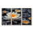 Toile naturelle avec cadre flottant
